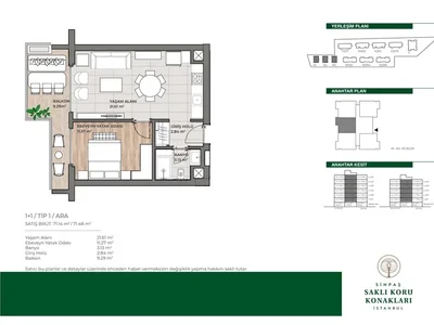 Zespół mieszkaniowy Apartments from the leading developer of Istanbul.