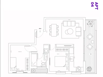 Quartier résidentiel 3 pièces + balcon neuf proche mer