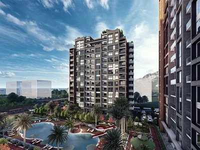 Wohnanlage Residential complex with swimming pool, 350 metres to the sea, Mezitli, Mersin, Turkey