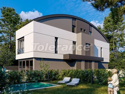 Wieś domków Triplex villas 4+1 in Zümrüt, Konyaaltı, Antalya with the possibility of obtaining Turkish citizenship