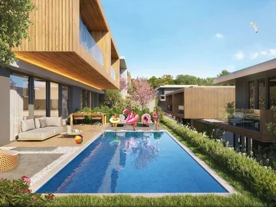 Wohnanlage New residential complex of townhouses with a private beach in Bodrum, Muğla, Turkey