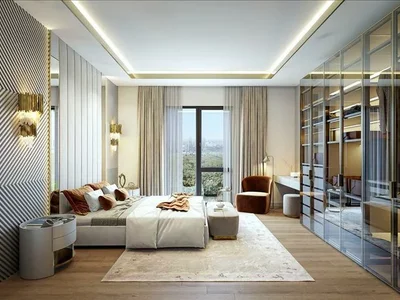Wohnanlage New residence with a swimming pool and green areas near a metro station, Istanbul, Turkey