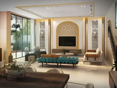 Zespół mieszkaniowy New luxury complex Marocco Villas on the shore of the lagoon, DAMAC Lagoons, Dubai, UAE