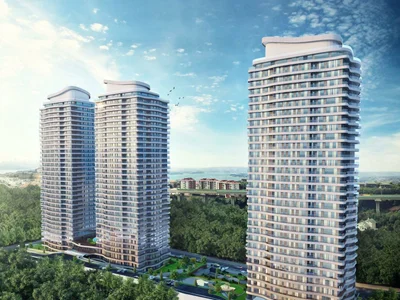 Zespół mieszkaniowy High-rise residence with aqua parks and restaurants, in a prestigious green area, Istanbul, Turkey