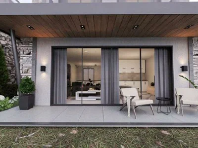Wohnanlage New complex of villas with swimming pools and gardens in the center of Bodrum, Turkey
