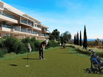 Apartamentowiec Nieruchomości z Widokiem na Morze w Otoczeniu Przyrody w Mijas Malaga