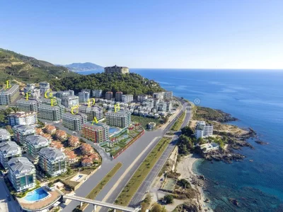 Wohnanlage Fertige Wohnungen vom Bauträger 1+1, 2+1, 3+1 in Konak, Alanya in einer Anlage mit Hotelinfrastruktur