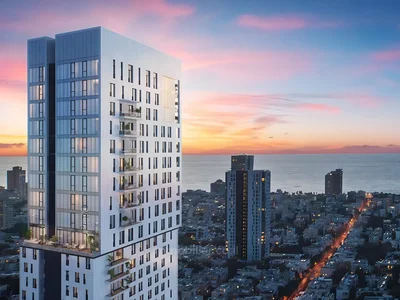 Wohnviertel Half floor luxury sky villa infinity tower tel aviv