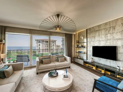 Wohnanlage Modern apartments with sea views in a residence area with swimming pool and equestrian club, Beylikduzu, Istanbul, Turkey