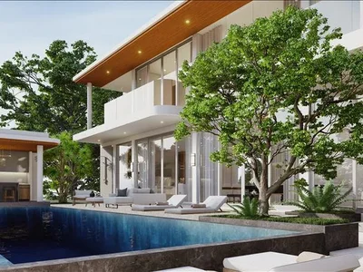 Complejo residencial New complex of villas with swimming pools and lounge areas, Phuket, Thailand