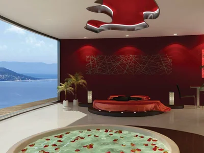 Wohnanlage Apartments with terraces in a high-rise residence with a swimming pool and a panoramic view, near a metro station, Istanbul, Turkey