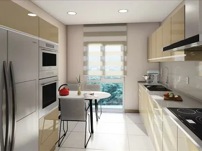 Wohnanlage New residence with a fitness room and kids' playgrounds in the center of Istanbul, Turkey