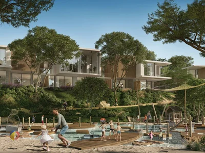 Complexe résidentiel New complex of townhouses Shamsa with swimming pools and a nature reserve, Expo City, Dubai, UAE
