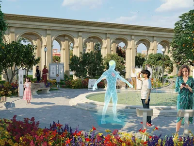 Wohnanlage Malta townhouses surrounded by lagoons and sandy beaches, DAMAC Lagoons, Dubai, UAE