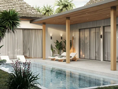 Wohnanlage New villas with swimming pools and lounge areas, Phuket, Thailand