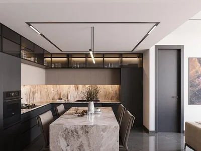 Residential complex New residence Jardin Astral with a swimming pool, a co-working area and lounge areas, Jumeirah Garden city, Dubai, UAE