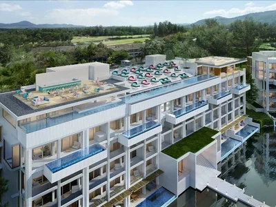 Residential complex Apartments with swimming pools in a luxury low-rise residence, Phuket, Thailand