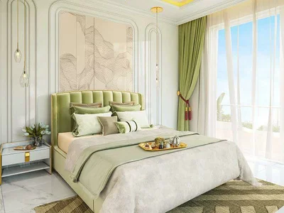Wohnanlage New luxury Aqua Flora Residence with gardens, swimming pools and a kids' adventure park, Al Barsha South, Dubai, UAE