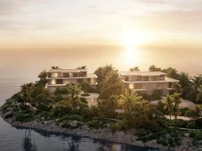 Zespół mieszkaniowy New complex of beachfront villas Jumeirah Asora Bay with swimming pools, a wellness center and panoramic views, La Mer, Dubai, UAE