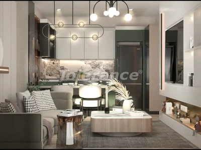 Wohnanlage Apartments 2+1 in Tece, Mersin near the sea, with pool and parking from the developer