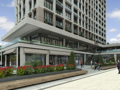Wohnanlage Residential complex near parks, shopping centres and metrobus station, Beylikdüzü, Istanbul, Turkey