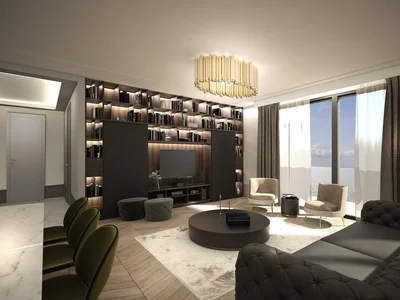 Complexe résidentiel New residence with a swimming pool, lounge areas and picturesque views, Istanbul, Turkey