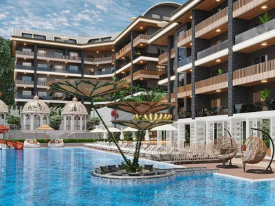 Многоквартирный жилой дом Квартиры на продажу в Алании — всего 30% первоначальный взнос + рассрочка на 36 месяцев!