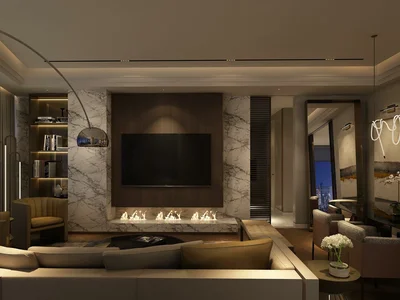 Complejo residencial New residence with a swimming pool, lounge areas and a heliport, Istanbul, Turkey