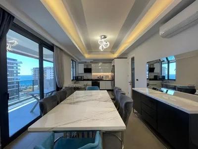 Residential complex Furnished 4+1 penthouse with sea view in the Yenisey 8 complex.