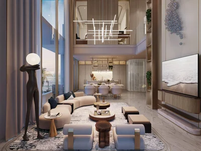 Wohnanlage Penthouse in the new residence Beach Walk 4 with a swimming pool, panoramic views and an access to the beach, Dubai Islands, Dubai, UAE