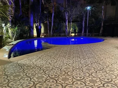 Residential quarter Cottage aquarelle ganim b