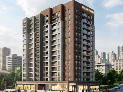 Immeuble Appartements de luxe à Zeytinburnu Istanbul avec vue sur la mer et la ville