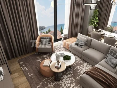 Zespół mieszkaniowy Ready to move in apartments 2+1, 4+1, and 4+2 in Büyükçekmece, İstanbul in a complex with sea view