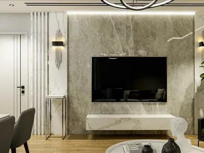 Wohnanlage New residence with a swimming pool and a green area, Istanbul, Turkey