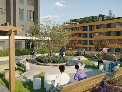Zespół mieszkaniowy New residence with swimming pools and panoramic views close to the coast, Istanbul, Turkey