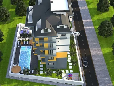 Residential complex Residential complex in the city center, 950 m to the sea, Avsallar, Turkey