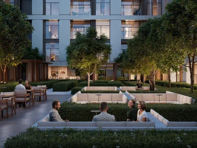 Complexe résidentiel New Terra Heights Residence with swimming pools and a mini golf course close to the airport and Expo 2020, Expo City, Dubai, UAE