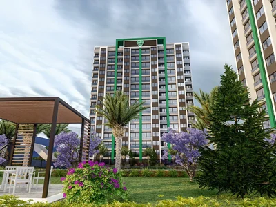 Wohnanlage Two bedroom apartments in complex with swimming pool and basketball court, Mersin, Turkey
