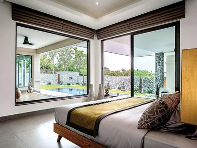 Wohnanlage Complex of villas with swimming pools and gardens close to the highways and international schools, Pattaya, Thailand