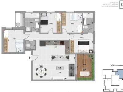Quartier résidentiel Presale - projet la riviera 1ere ligne de mer a bat yam - conditions negociees agence