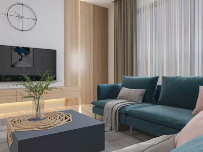 Wohnanlage One bedroom apartments in complex with swimming pool and cinema, 600 m to the sea, Mersin, Turkey