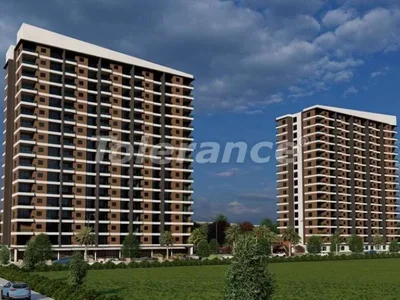 Zespół mieszkaniowy Apartments from the developer 2+1 Tömük, Erdemli with a swimming pool
