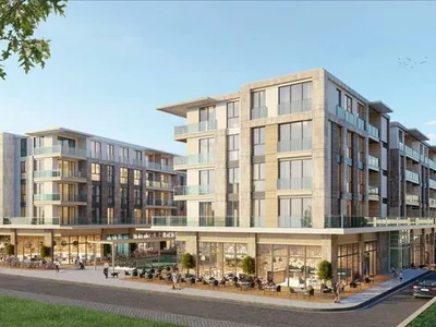 Zespół mieszkaniowy Low-rise residence with a shopping mall and a hotel near a highway and a metro station, Istanbul, Turkey