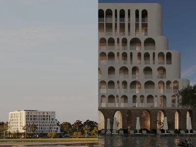 Edificio de apartamentos One Orikum Bay Residences — Harmony Between Sea and Heritage