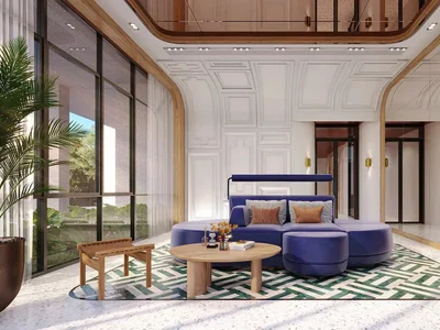 Complejo residencial Residential complex with panoramic views of the river and the city, next to the metro station, Bangkok, Thailand