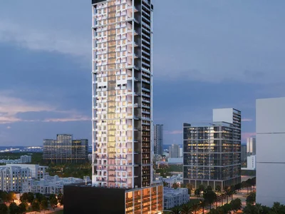 Wohnanlage Binghatti House — new residence by Binghatti with a swimming pool and a business center in JVC, Dubai