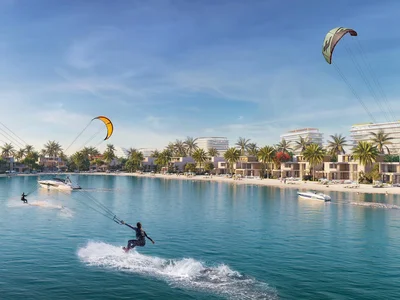 Wohnanlage New complex of villas Siniya Island with a private beach and a golf course, Al Seanneeah, Umm Al Quwain, Dubai, UAE