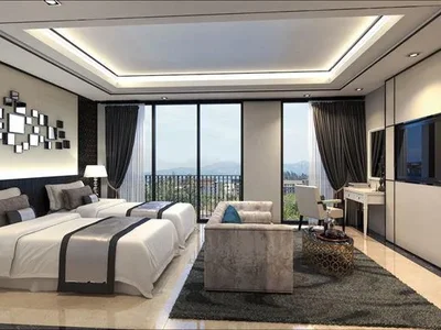 Complejo residencial New residence with a swimming pool and a sea view at 600 meters from Surin Beach, Phuket, Thailand