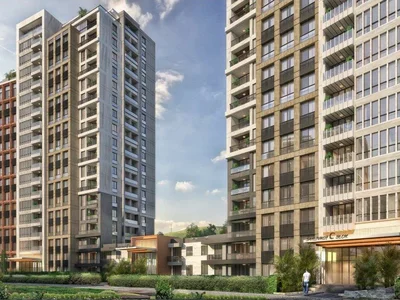 Complexe résidentiel Residence Avrupa Sakli Vadi with an apart-hotel and a park close to business districts of Istanbul, Turkey