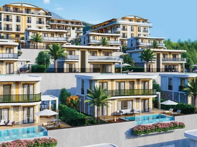 Apartamentowiec Apartamenty z Panoramicznym Widokiem na Miasto w Kargıcak Alanya